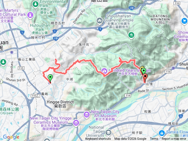 2025微笑山線大縱走尋寶集章任務微笑山線：【大棟山系】百年大榕樹段202601251607