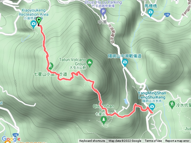 20220226小油坑冷水坑折返