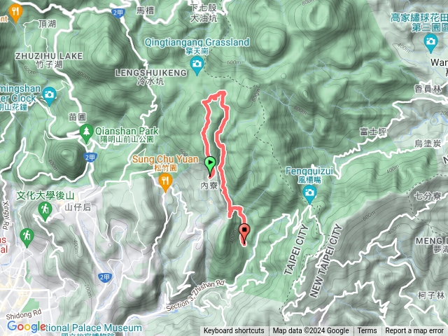 內寮古道-番婆厝-公主厝-番王厝-王子厝-內雙溪古道-坪頂古圳