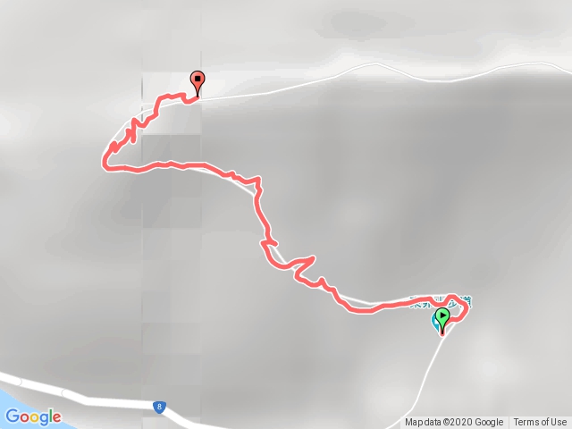 東卯山登山口至休憩涼亭