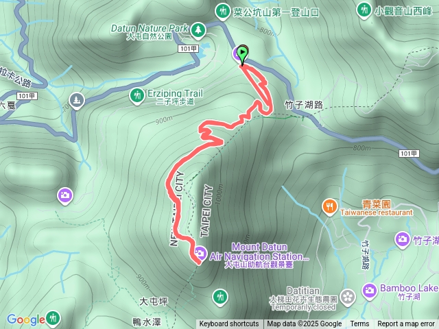大屯山夜爬