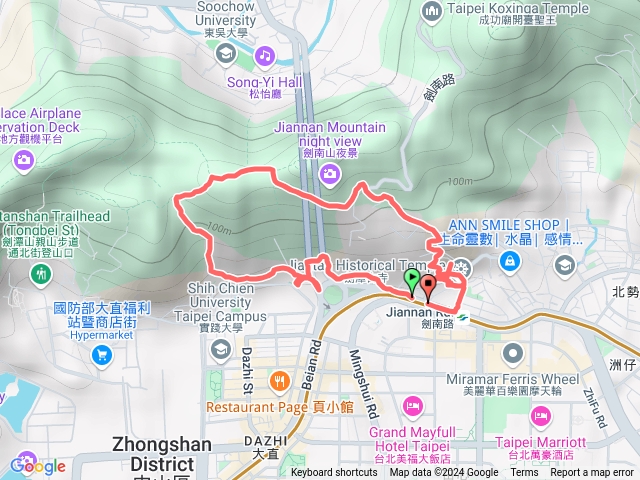 劍南山公園步道預覽圖