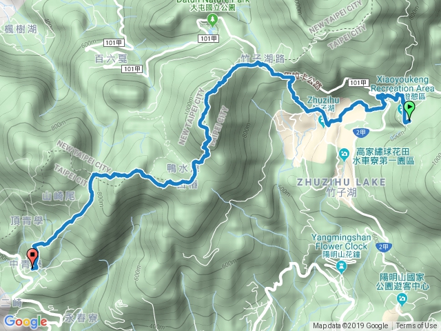 20191213臺北大縱走2_小油坑至清天宮