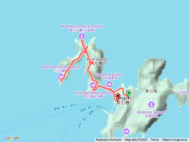 The Hiking Record of Xiyin Mountains in Lienchiang County