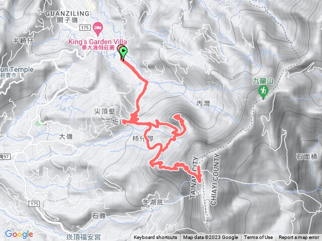台南市關子嶺雞籠山連走大凍山O繞