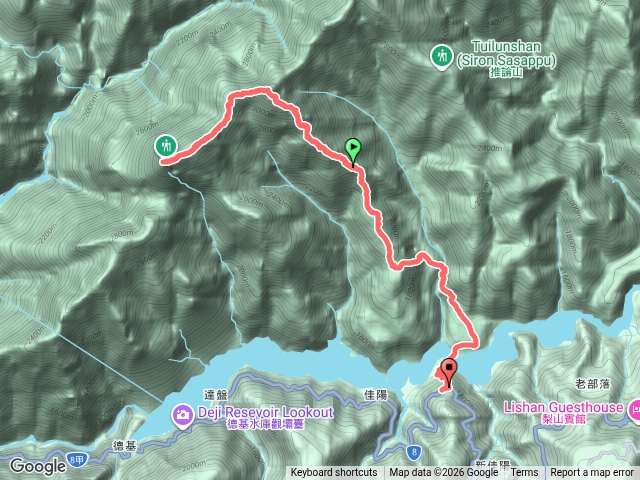 【佳陽南稜上小劍二日】D2 2450營地-佳陽山-小劍山-佳陽運貨覽車站停車處預覽圖
