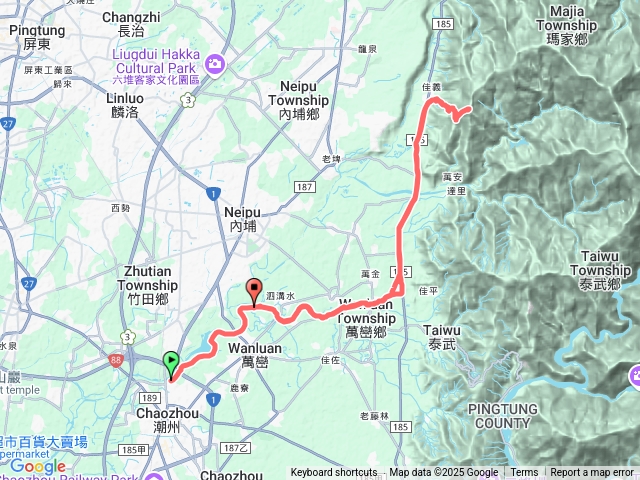 潮州跑到笠頂山