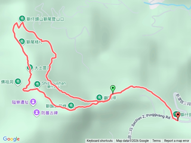 獅仔頭山O行走