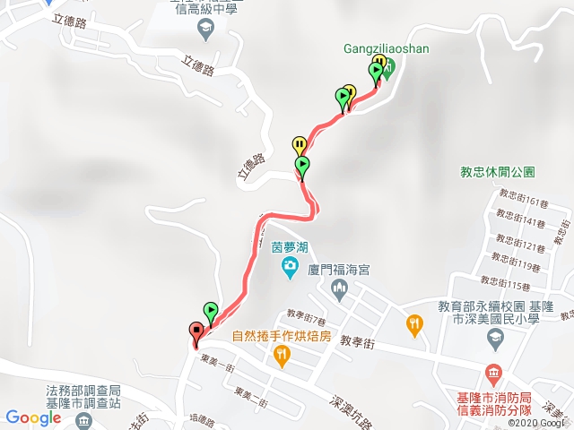 槓子寮山(三角點) 公車站起登