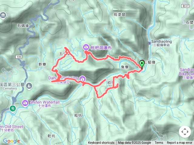 三貂嶺十瀑連走