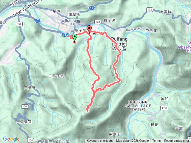115.5.17 蛇子崙山 三爪子坑山