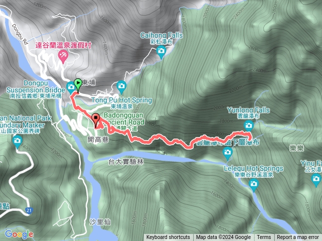 八通關-雲龍瀑布