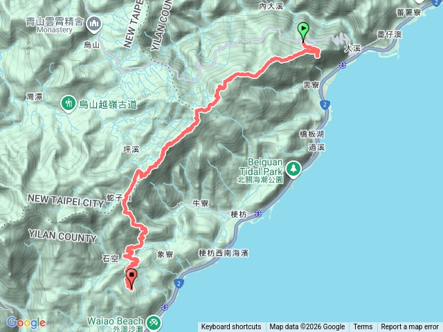 鷹石尖七兄弟山窖寮山740峰叢雲山坪溪古道象寮古道石空古道預覽圖