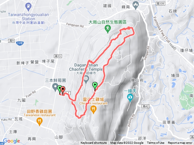 大崗山盤龍峽谷步道