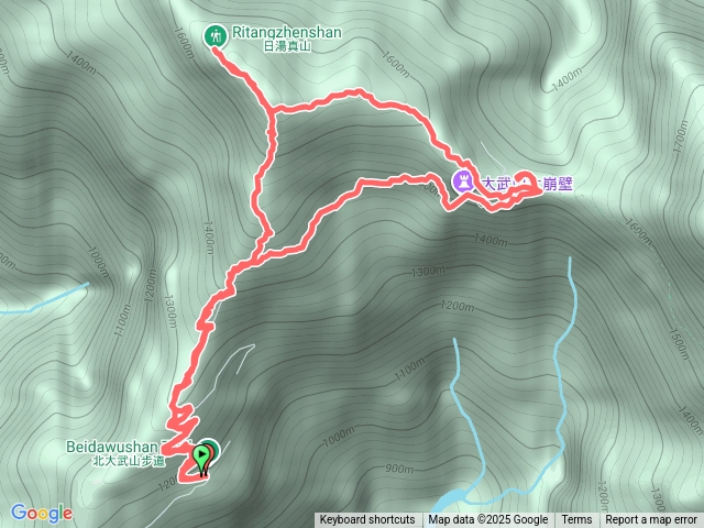 日湯真山繞北大武舊登山口