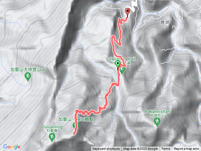 加里山（鹿場登山口）