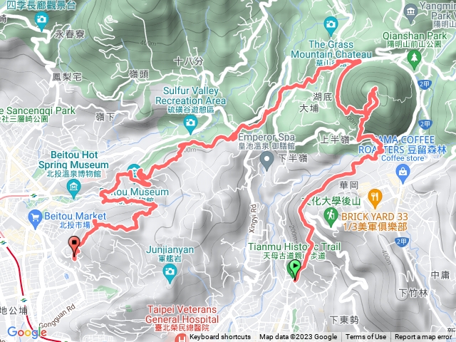 北投兩大岩場巡禮：天母古道-紗帽山-大砲岩-熱海岩場-中和禪寺