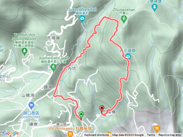 溪內古道竹高水溪步道