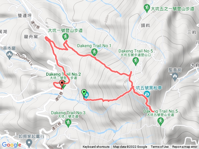 大坑2上1下（繞五葉松）