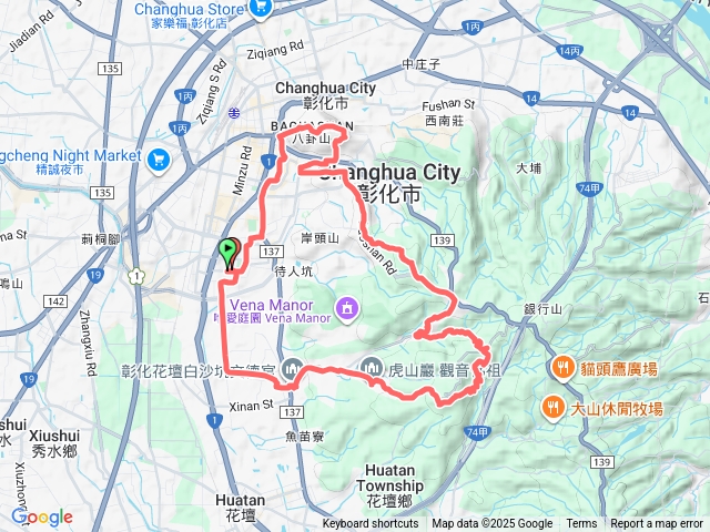 彰化花壇繞一圈