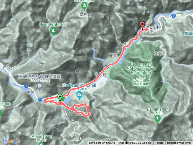 唐麻丹山過谷關吃飯