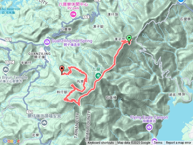 台南大凍山前段七連峰_凍仔頂山-黑石崁山-崩山-九龍山-大凍山-雞籠山-雞胸山預覽圖