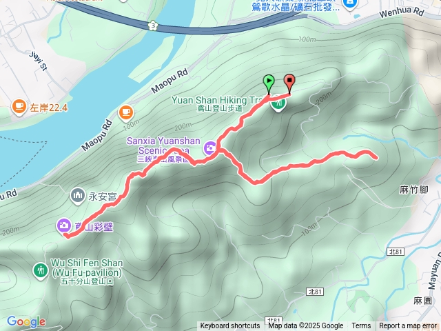 2025.07.31   鳶山岩、長春嶺、福德坑山東峰、鳶尾山、福德坑山、鳶山彩壁