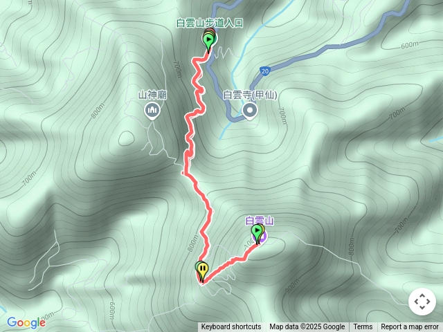 白雲山（廍亭山）