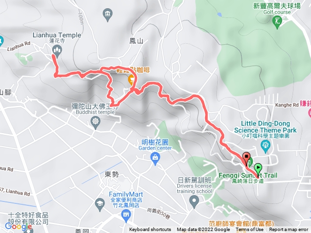 2022/12/4鳳崎落日步道（天德堂-蓮花寺）