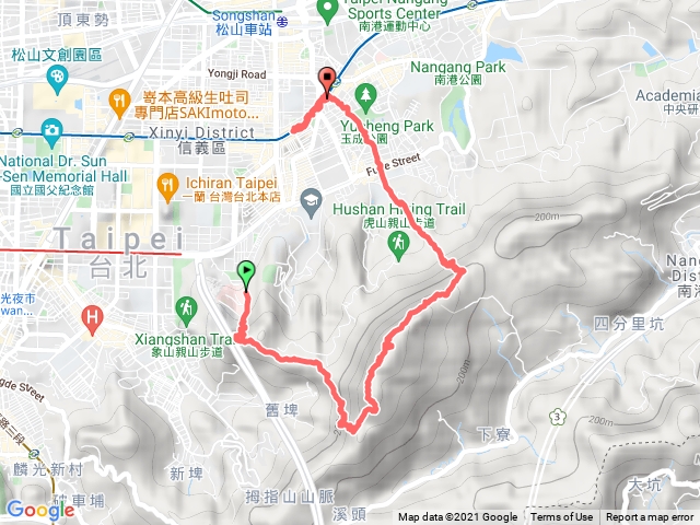 象山上九五峯虎山下