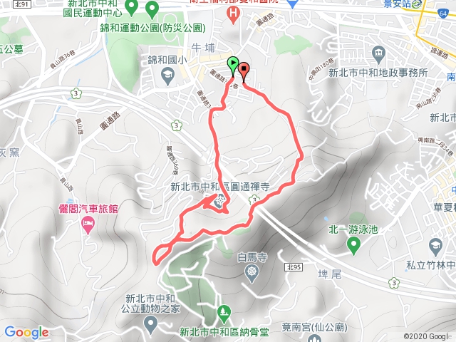 晨走圓通寺 玉皇宮小O型