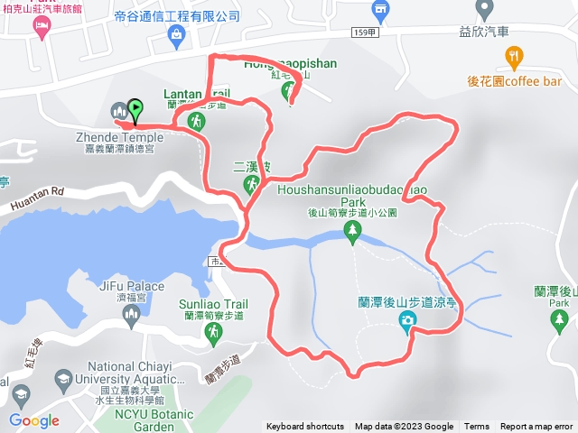 蘭潭步道 紅毛埤山