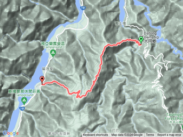 大同十神縱走十字路山神代谷神代池神代山神代神木預覽圖