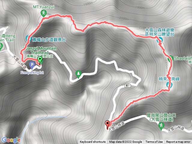 鳶嘴山+稍來山