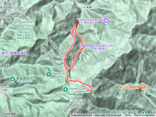 20260621-滿月圓天德巷～北插天山-第52刷-中拉路線預覽圖