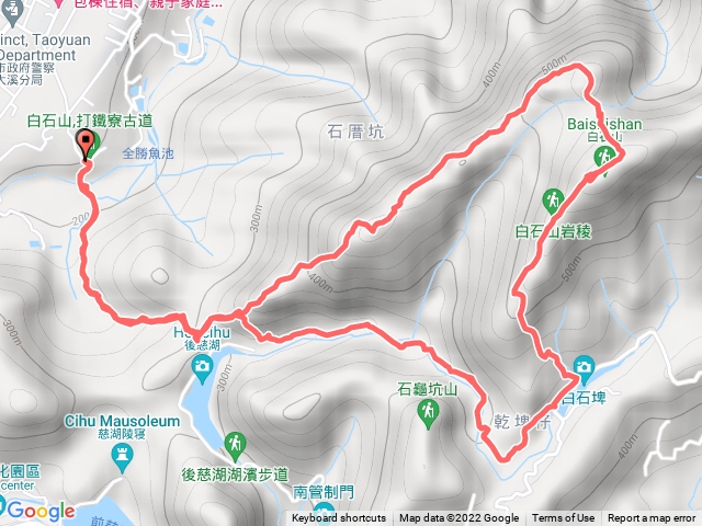 打鐵寮加白石山O型