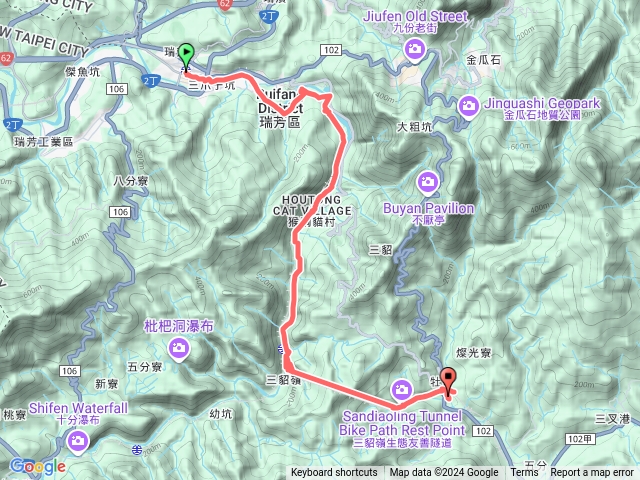 瑞芳牡丹自行車步道