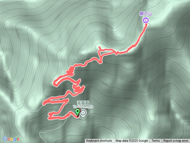 關刀山西峰、關刀山