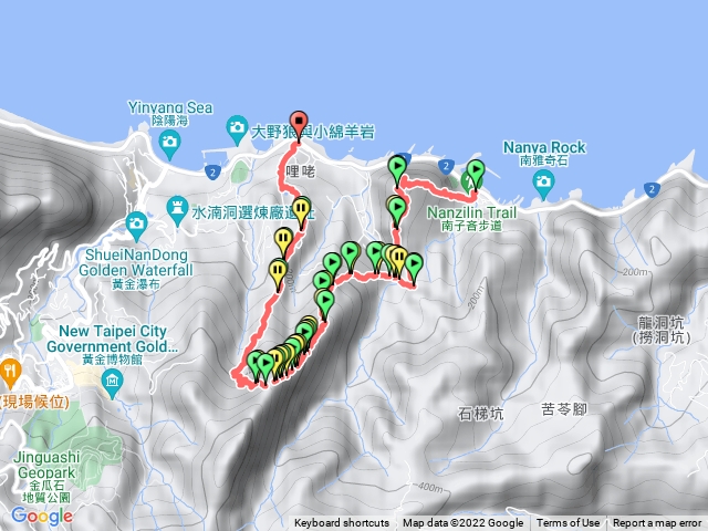 南子吝山步道-劍龍稜-台2線79.6K(往勸濟堂走錯路）