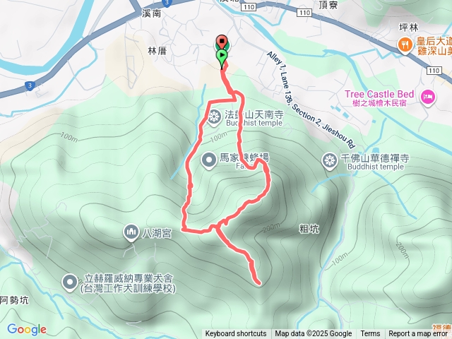 天南寺溪南山環型