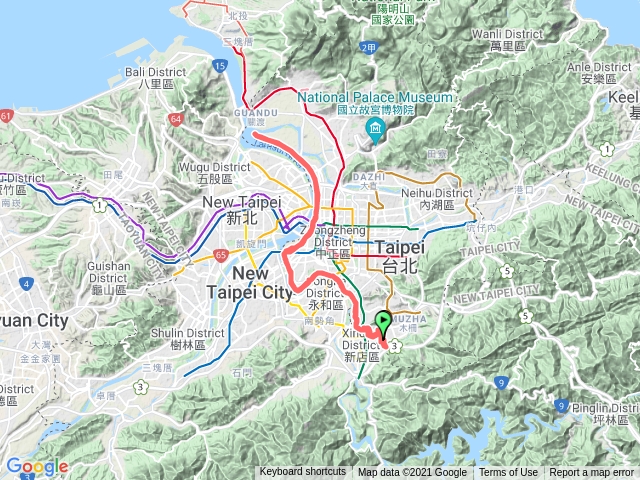 1101010自行車-木柵一壽橋到社子島來回52km