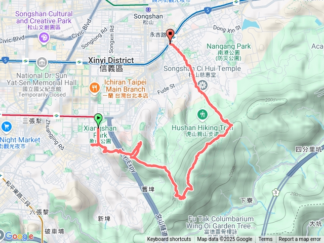 2025.01.29象山、拇指山、南港山&虎山步道連走