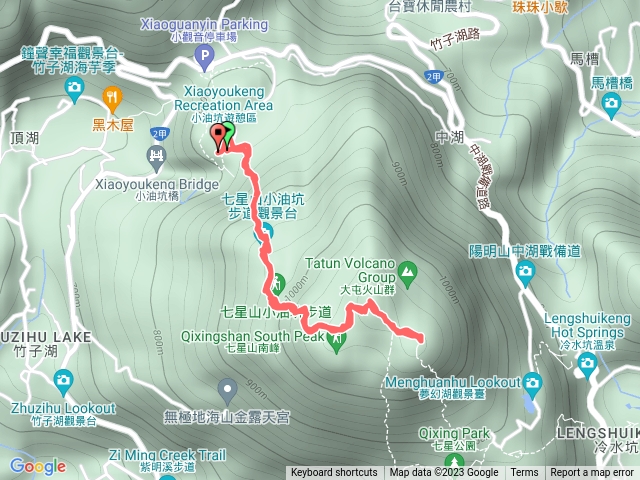 七星山主峰步道