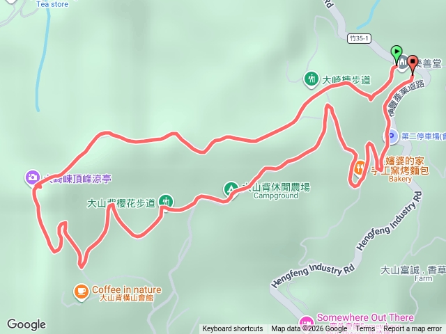 大山背大崎崠登山步道預覽圖