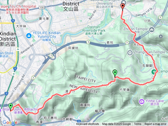 新店獅頭山-貓空-政大一