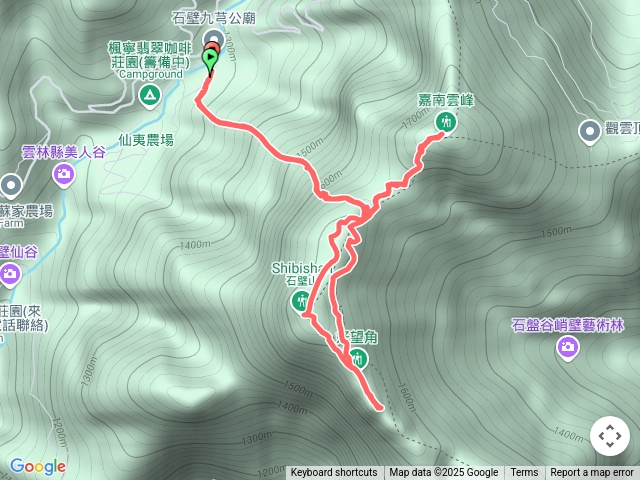 嘉南雲峰石壁山