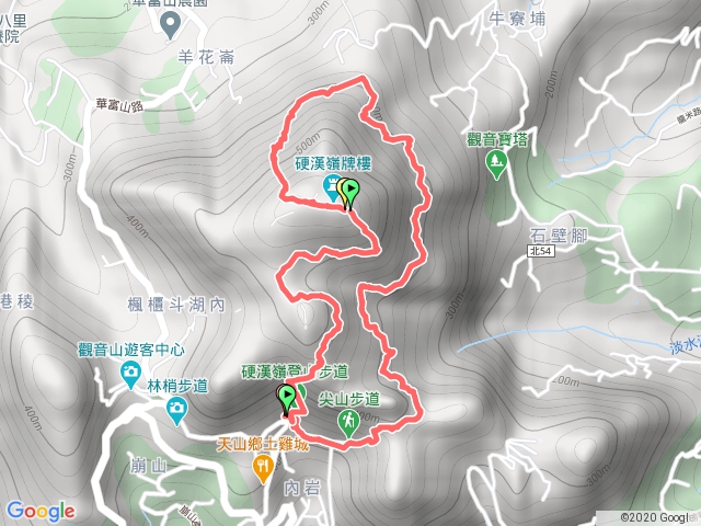 Day55尖山步道接北橫古道全段上硬漢嶺健走