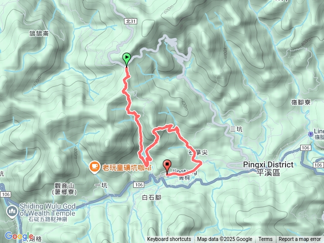 2025微笑山線：【五分山系】菁桐煤礦段(磐石嶺-菁桐古道-魔神仔洞-二坑聚落-石筍尖-菁桐車站)