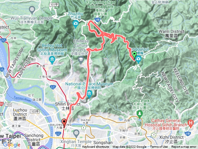 1111001陽明山東西大縱走