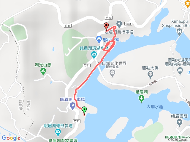 20200317峨眉湖步道賞黃花風鈴木